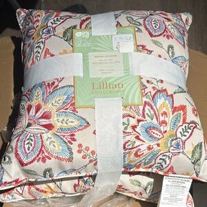 Floral Decorative Pillow Set - Multi